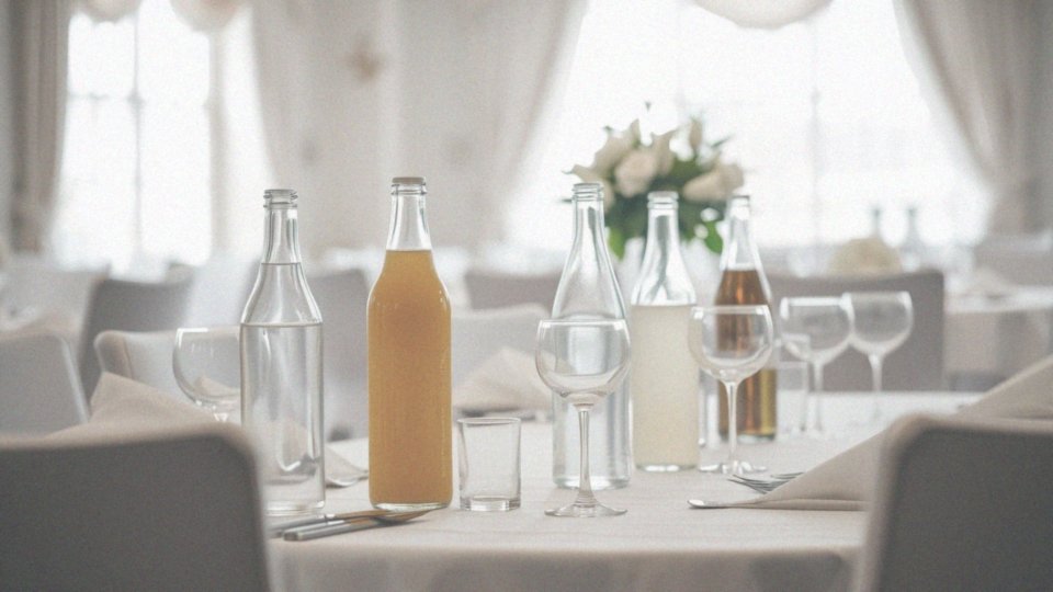 Ile liter napojów na osobę na przyjęciu weselnym?