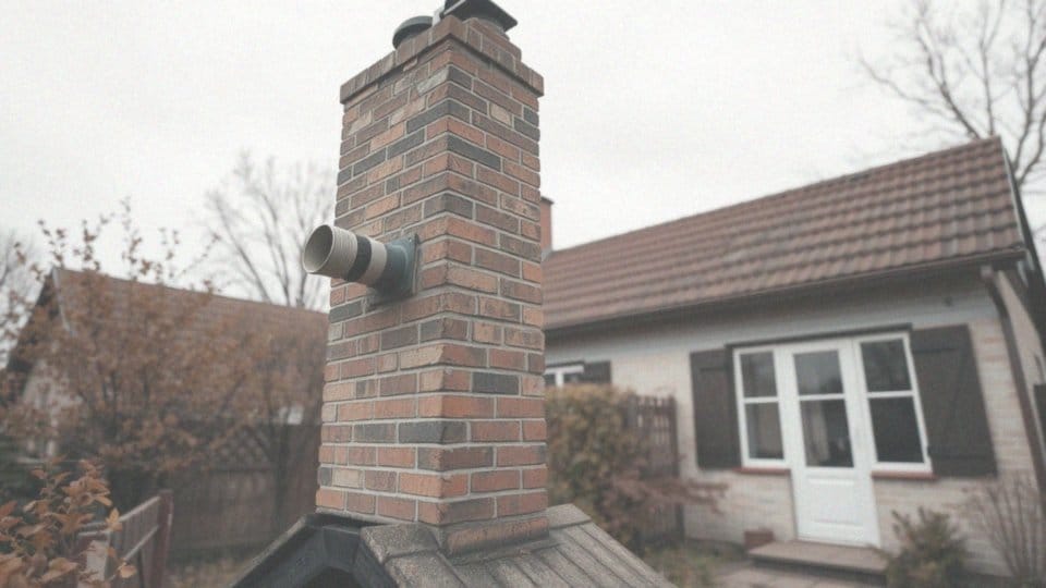 Jaką odległość należy zachować podczas podłączania pieców do komina?