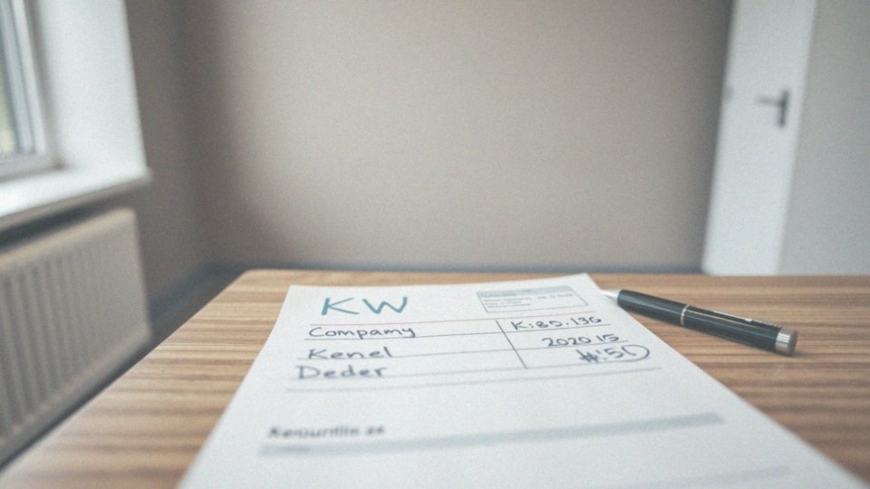 Jakie informacje zawiera dokument KW?