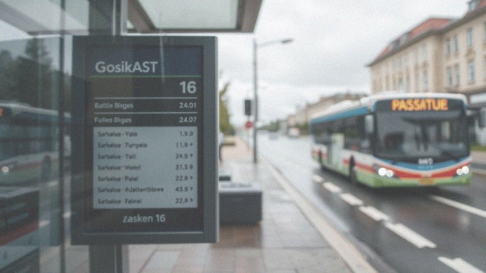 Nowy rozkład jazdy autobusów – co musisz wiedzieć?